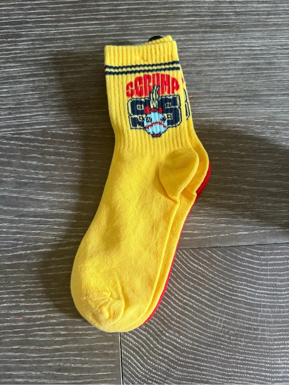 NWT Disney Red Stitch Character mid-crew Socks  2 pairs